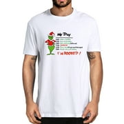 Angle View: GRTXIN I'm Booked Funny Grinch Christmas Holiday Matching Family Christmas T-Shirt Men's Short Sleeve Cotton Tops Tee