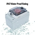 thumbnail image 3 of Push Button Switch Box, Botón de apaguado de emergencia 1no 1NC contactos tornillos a Prueba de Óxido IP67 Retardante de Llama A Prueba de Agua Para Comm Electronics, 3 of 7