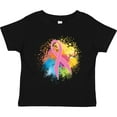 thumbnail image 3 of Inktastic Breast Cancer Awareness Ribbon Art Girls Toddler T-Shirt, 3 of 5