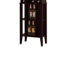 thumbnail image 5 of Benzara Well Designed Elegant Wine Bar With Wine Racks, Brown, 5 of 7