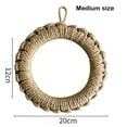 thumbnail image 5 of Jute Trivets Woven Trivets Doughnut-shaped Pot Holder, Braided Heat Proof Mat for Hot Pots, Hot Dishes, Pans, Teapot And Tableto (Large), 5 of 6