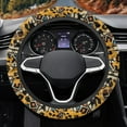 thumbnail image 3 of Yuyamidu Leopard Print Car Steering Wheel Cover Southwest Aztec Steering Wheel Protector for Cars Sedans Winter Warm Auto Steering Wheel Accessories, 3 of 7