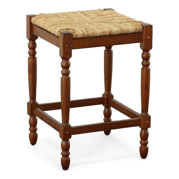 Carolina Classics Austin 24" Counter Stool in Chestnut