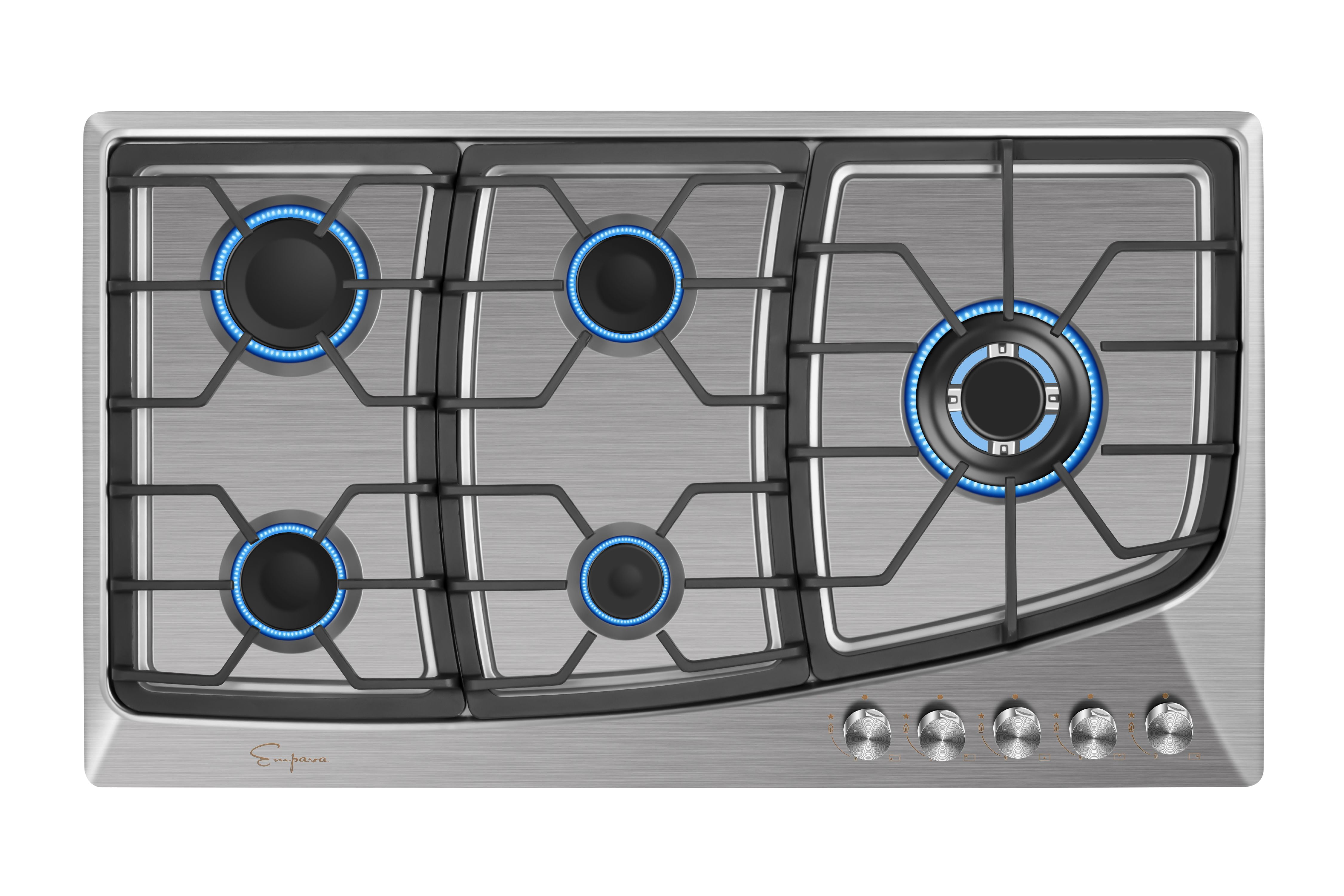 Empava 36 5 Italy Sabaf Burners Stove Top Gas Cooktop Stainless Empava 36 5 Italy Sabaf Burners Stove