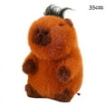 thumbnail image 1 of Capybara Plush Toy Stuffed Animal Doll Soft Fluffy Capybara Throw Pillow, 1 of 5