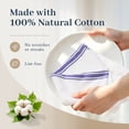thumbnail image 3 of decorUhome Kitchen Towels Set of 6, 15x25-Inch, 100% Pure Cotton Dish Towels for Washing and Drying Dishes, Super Absorbent Kitchen Hand Towels , Navy Blue, 3 of 10