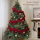 thumbnail image 1 of Decoración del hogar, decoración de habitaciones, decoración de paredes, decoraciones navideñas, guirnalda de lazo de terciopelo rojo de 6 pies - Decoración navideña para repisa de chimenea, estante,, 1 of 6
