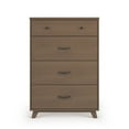 thumbnail image 5 of Child Craft Soho 42" Interlocking 4-Drawer Chest for Nursery or Bedroom, Tip-Resistant, Modern Style, Dusty Heather, 5 of 8