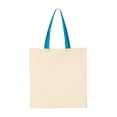 thumbnail image 2 of Q-Tees Economical Tote with Contrast-Color Handles, 2 of 3