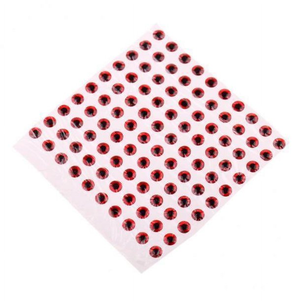 Juego de 150 Piezas Ojos 3D kusrkot Señuelo de Pesca Luminoso Rojo 2 piezas
