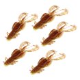 thumbnail image 1 of 5pcs Hundiendo Señuelos Cebos do Suave Accesorios marrón Sunnimix Señuelos de pesca suave, 1 of 6