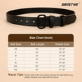 thumbnail image 6 of Women Leather Belt for Jeans Pants Dresses Black Ladies Waist Belt with Black Buckle, 6 of 6