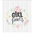 thumbnail image 3 of Ambesonne Feminist Shower Curtain, Girl Power, 69"Wx75"L, Multicolor, 3 of 3