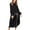 Black, variant on Women's Lantern Long Sleeve Round Neck High Low Asymmetrical Irregular Hem Casual Tops Blouse Shirt Dress