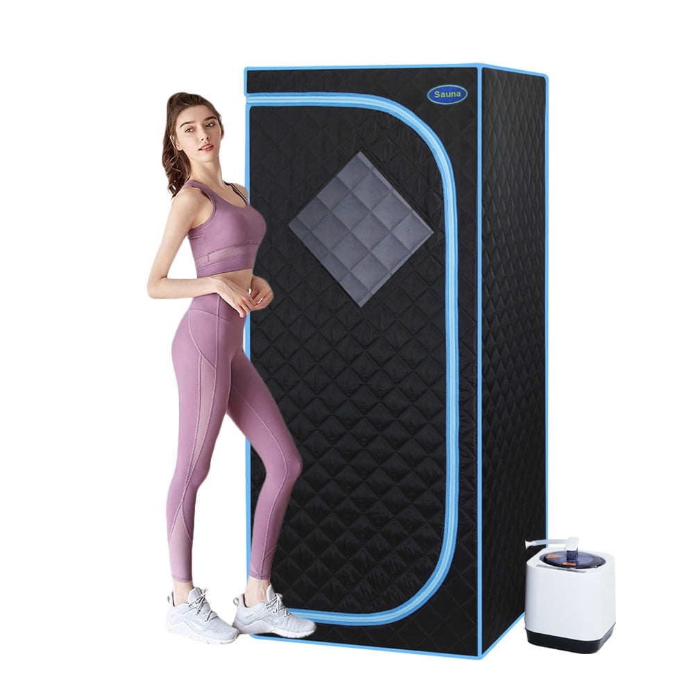 Cheelom Weight Loss Sauna Tent Portable Full Body Steam Sauna Box Sauna Tent with Folding Chair Walking Sauna