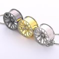 thumbnail image 3 of Llavero con diseño de neumáticos, llavero para coche, llavero para hombre, llavero para coche, llavero genial, regalo plateado, 3 of 5