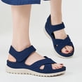 thumbnail image 3 of Mostsola Womens Hook and Loop Slingback Sandals Crisscross Strappy Comfy Footbed Slide Sneakers, 3 of 8