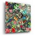 thumbnail image 2 of Epic Art 'Tropic Fun Vintage 2' by Mark Ashkenazi, Acrylic Glass Wall Art, 24"x24", 2 of 8
