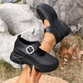 thumbnail image 5 of Miluxas Mary Janes for Women Chunky Platform Heels Comfortable Dress Pumps Casual office Work Shoes Black 5.5(36), 5 of 9