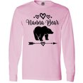thumbnail image 3 of Inktastic Nanna Bear Grandma Long Sleeve T-Shirt, 3 of 5