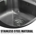 thumbnail image 3 of HONMEET Kitchen Sink Strainer 3-Pack Stainless Steel Black Drain Covers for Clog Prevention and Drain, 3 of 7