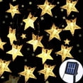 thumbnail image 1 of Solar Christmas Lights Outdoor Star Lights String,Twinkle Lights, 1 of 5