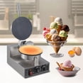 thumbnail image 3 of Commercial Electric Waffle Maker with Adjustable Temp and Timer, Non Stick Dutch Pancake Dorayaki Machine for Hotel Bakery Restaurant Home Kitchen, 3 of 7