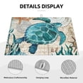 thumbnail image 3 of Balery Watercolor Sea Turtle Alfombrilla de Secado para Cocina, 18x24 Pulgadas, Súper Absorbente para Platos y Encimeras, 3 of 7
