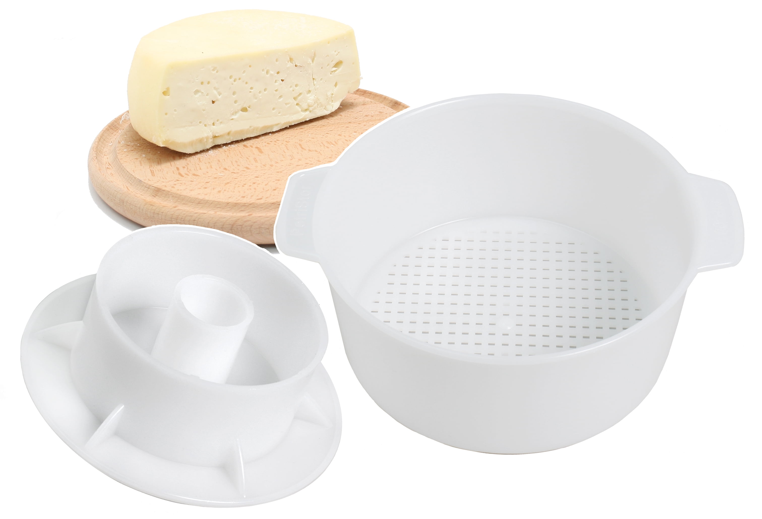 Cheesemaking Kit Butter Punched Сheese Mold Press Strainer Cheese With