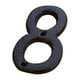 thumbnail image 2 of Creative Wrought Iron House Numbers Letters Decorative Sign for Outdoor Garden Door Mailbox Address Plaque Rustic Industrial Style, 2 of 3