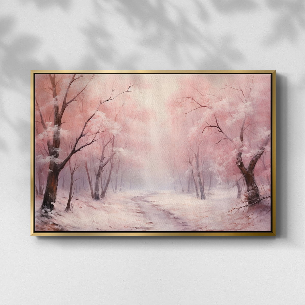 Vintage Landscape-CXCVI By Wexford Home Framed in Gold Wood Gallery Wrapped Canvas 17 in. x 25 in.