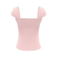BDDVIQNN Shirts Tops for Women Women's V Neck Short Sleeve T Shirts
