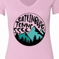 thumbnail image 4 of Inktastic Gatlinburg, Tennessee Mountains Women's V-Neck T-Shirt, 4 of 5
