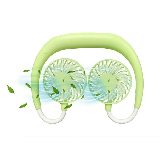 Txlixc Ventilador portátil de cuello, ventilador de cabeza de refrigeración portátil recargable USB Txlixc moda