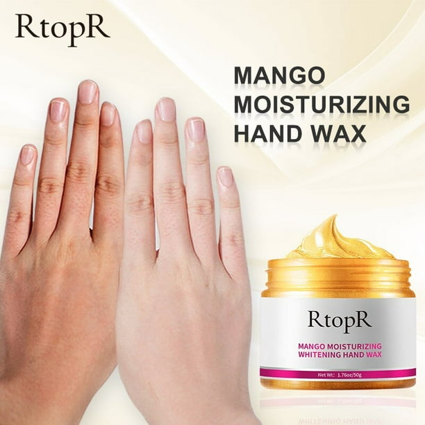 RtopR-CERA de manos con Mango, blanqueador, hidratante, eliminación de arrugas, mascarilla de mano reparadora de cutina, crema de manos con fragancia antienvejecimiento, cuidado de la piel Fivean unisex