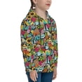 thumbnail image 3 of Balery Color Summer Pattern Boys Hoodie, Youth Pullover Hooded Sweatshirt, Kangaroo Pocket Hoodie for Kids Girls -Medium, 3 of 6