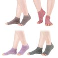 thumbnail image 6 of Kuyiluo 4 Pairs Cotton Non-Slip Low Cut Toeless Socks - Yoga & Dance Socks, 6 of 6