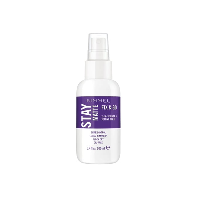 Rimmel, Stay Matte Primer and Stay Matte Setting Spray 3.4 Fl Oz (Pack of 1)