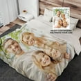 thumbnail image 5 of Personalised Blanket,Custom Blanket With Text 1-9 Photo, Personalised Blankets for Adults,Personalised Photo Blanket for Mother's Day,Customised Gifts for Mum,Dad,Boyfriend,Girlfriend,Friends, 5 of 6
