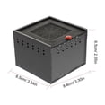 thumbnail image 2 of WASHWEPE Caja De Alimentación Para Reptiles Con Ventilación Total Color Negro Para Mascotas, 2 of 6