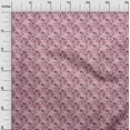 thumbnail image 3 of oneOone Cotton Cambric Magenta Fabric Ocean Underwater Life Sewing Material Print Fabric By The Yard 56 Inch Wide, 3 of 4