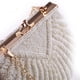 thumbnail image 4 of Bolso de mano Qarigey Elegante para mujer de poliéster color blanco, 4 of 6