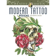 Dover Creative Haven Coloring Book, Modern Tattoo Designs