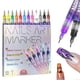 thumbnail image 1 of Fine Tips 3D Nail Art Pens, 12 Colors 0.5MM Nail Polish Pens Nail Point Graffiti Dotting Pen Drawing Painting Liner Brush for Home Salon Quickly DIY N, 1 of 5