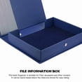 thumbnail image 4 of File Box Information Office Desktop Organizer Paper Rack Document Storage, 4 of 5
