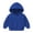 Blue, variant on Toddler Baby Boy Girl Hoodies Solid Color Long Sleeve Hooded Sweatshirt Top Fall Winter Clothes (Red,4-5 Years)
