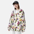 thumbnail image 4 of Picia Tulips Flowers Women's Men's UPF 50+ Sun Protection Hoodie Shirt Long Sleeve SPF Fishing Outdoor UV Hiking Lightweight Shirts-Large, 4 of 9