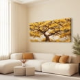 thumbnail image 4 of Canvas Wall Art for Living Room - Large Yellow Tree of Life Canvas Prints, Modern Abstract Nature Painting for Kitchen Bedroom Office Wall Decor, 4 of 7