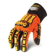 Ironclad Performance Wear 262753 Mens Kong Original Oil & Gas Safety Impact Gloves, Orange - Medium