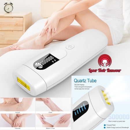 Professional IPL Laser Hair Removal Device – At Home Hair Removal Epilator Portable Machine – Body, Face, Leg, Back, Skin - Painless & Permanent – LED Display w/ 5 Levels for Men & Women